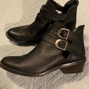 Black booties (US size 8)